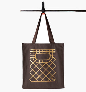 Crate Tote - Brown